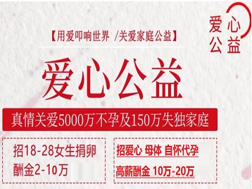 迎江捐卵助孕生子 爱心志愿者招募